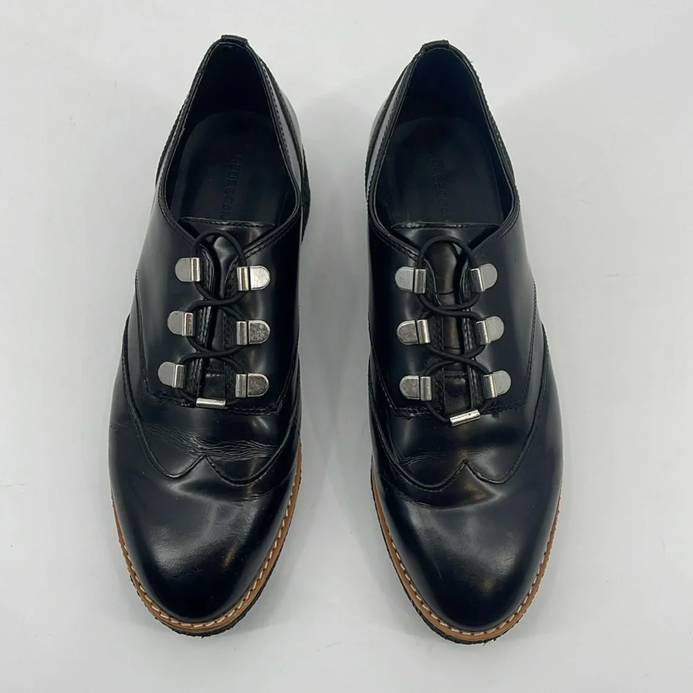 REBECCA MINKOFF WOMENS PLATFORM SHOES , SZ 8.5M. VERY GOOD CONDITION, PR…